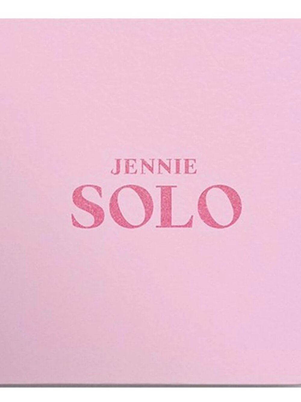 JENNIE - BlackPink 1st Solo Single Album Pink - K POP Sealed